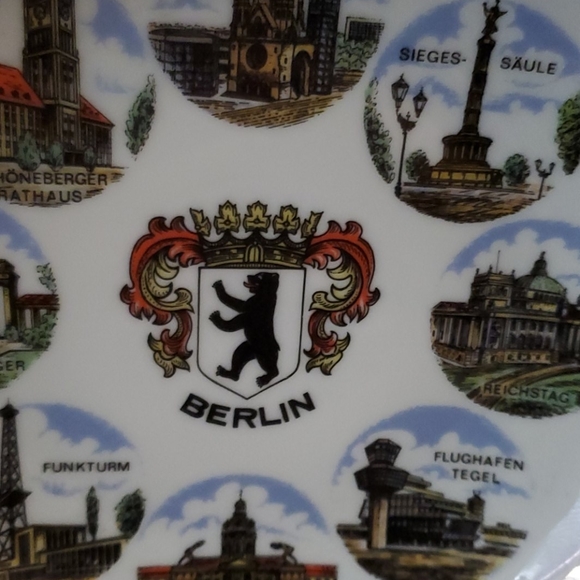 ANTIQUE DECORATIVE PLATE - Picture 2 of 7
